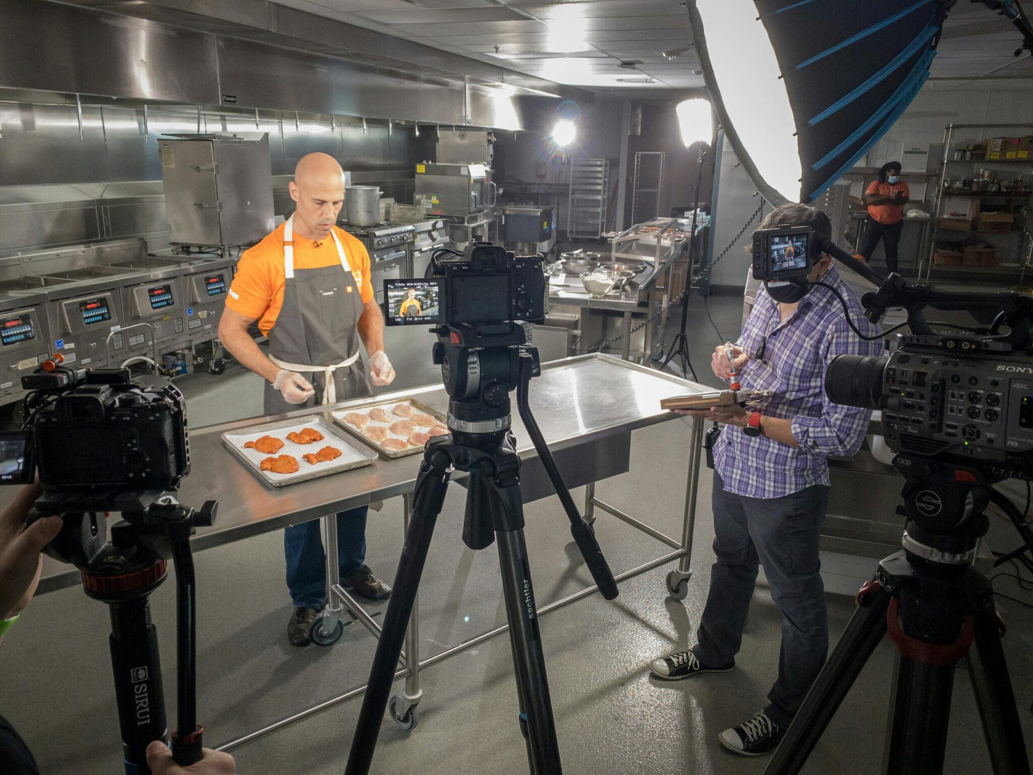 Commercial cooking production